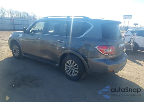 2020 Nissan Armada Sv 2Wd from USA, damaged, VIN JN8AY2ND2L9105017